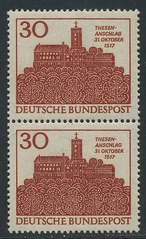 BUND 1967 Michel-Nummer 0544 postfrisch vert.PAAR