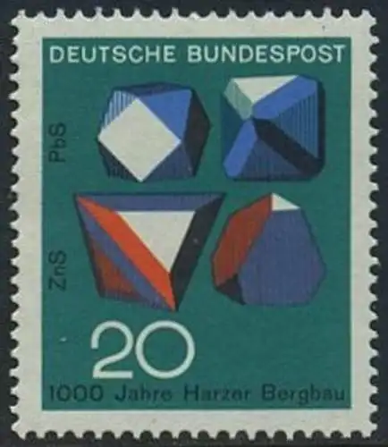 BUND 1968 Michel-Nummer 0547 postfrisch EINZELMARKE