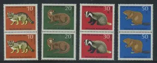BUND 1968 Michel-Nummer 0549-0552 postfrisch SATZ(4)vert.PAARE