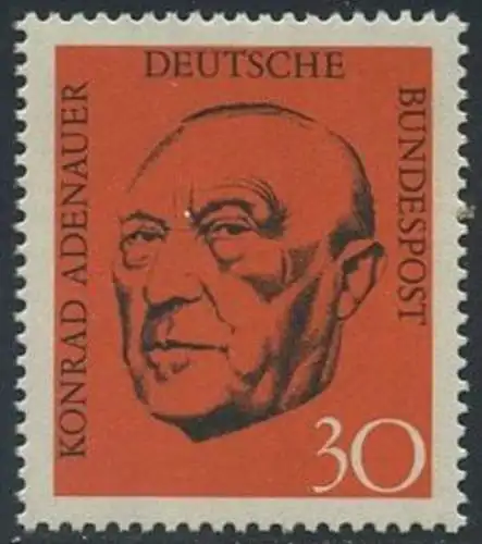 BUND 1968 Michel-Nummer 0567 postfrisch EINZELMARKE