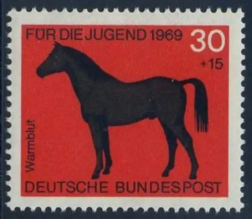 BUND 1969 Michel-Nummer 0580 postfrisch EINZELMARKE