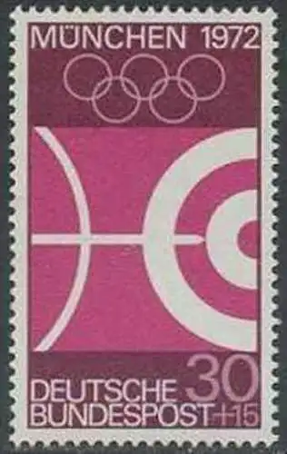 BUND 1969 Michel-Nummer 0589 postfrisch EINZELMARKE