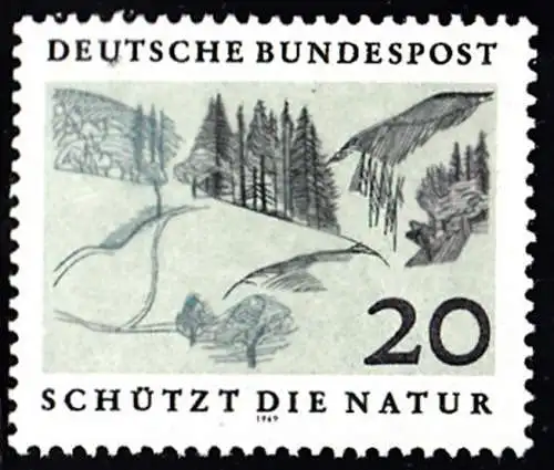 BUND 1969 Michel-Nummer 0592 postfrisch EINZELMARKE