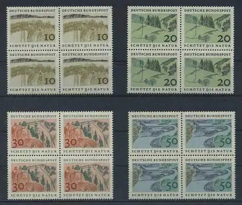BUND 1969 Michel-Nummer 0591-0594 postfrisch SATZ(4) BLÖCKE