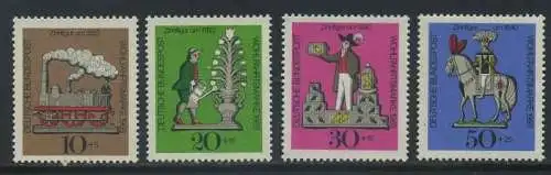 BUND 1969 Michel-Nummer 0604-0607 postfrisch SATZ(4) EINZELMARKEN