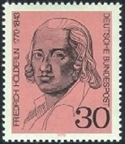 BUND 1970 Michel-Nummer 0618 postfrisch EINZELMARKE