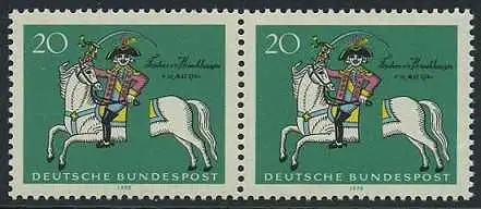 BUND 1970 Michel-Nummer 0623 postfrisch horiz.PAAR