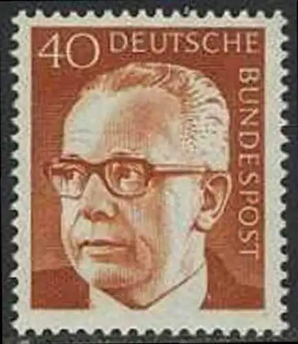 BUND 1970 Michel-Nummer 0639 postfrisch EINZELMARKE