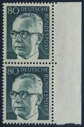 BUND 1970 Michel-Nummer 0642 postfrisch vert.PAAR