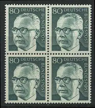 BUND 1970 Michel-Nummer 0642 postfrisch BLOCK