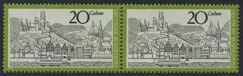 BUND 1970 Michel-Nummer 0649 postfrisch horiz.PAAR