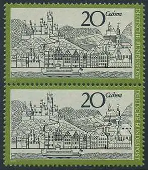 BUND 1970 Michel-Nummer 0649 postfrisch vert.PAAR