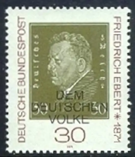 BUND 1971 Michel-Nummer 0659 postfrisch EINZELMARKE