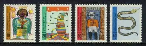 BUND 1971 Michel-Nummer 0660-0663 postfrisch SATZ(4) EINZELMARKEN