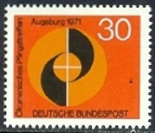 BUND 1971 Michel-Nummer 0679 postfrisch EINZELMARKE