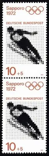 BUND 1971 Michel-Nummer 0680 postfrisch vert.PAAR