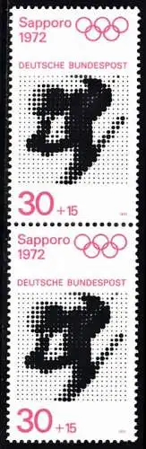 BUND 1971 Michel-Nummer 0682 postfrisch vert.PAAR