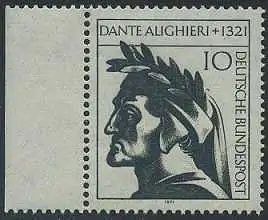 BUND 1971 Michel-Nummer 0693 postfrisch EINZELMARKE RAND links