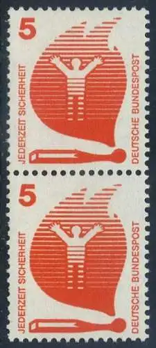 BUND 1971 Michel-Nummer 0694 postfrisch vert.PAAR