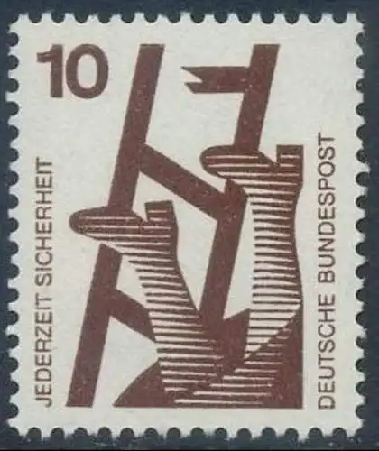 BUND 1971 Michel-Nummer 0695 postfrisch EINZELMARKE