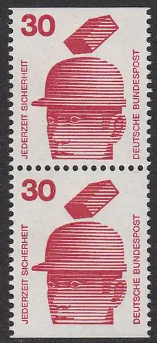 BUND 1971 Michel-Nummer 0698CD postfrisch vert.PAAR (2v)