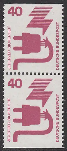 BUND 1971 Michel-Nummer 0699CD postfrisch vert.PAAR (2v)