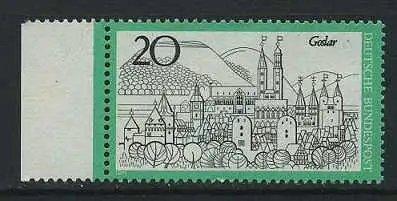 BUND 1971 Michel-Nummer 0704 postfrisch EINZELMARKE RAND links