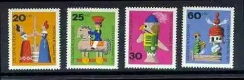 BUND 1971 Michel-Nummer 0705-0708 postfrisch SATZ(4) EINZELMARKEN