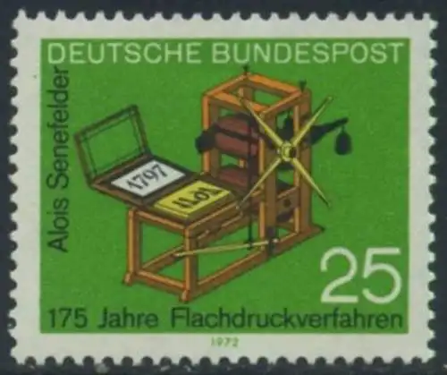 BUND 1972 Michel-Nummer 0715 postfrisch EINZELMARKE