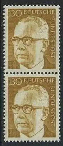 BUND 1972 Michel-Nummer 0728 postfrisch vert.PAAR