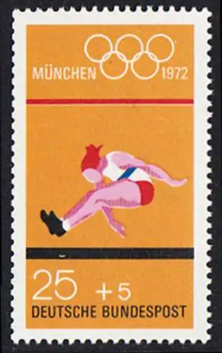 BUND 1972 Michel-Nummer 0734 postfrisch EINZELMARKE