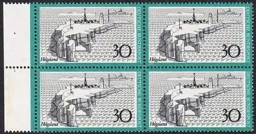 BUND 1972 Michel-Nummer 0746 postfrisch BLOCK RÄNDER links