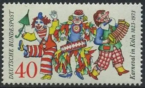 BUND 1972 Michel-Nummer 0748 postfrisch EINZELMARKE