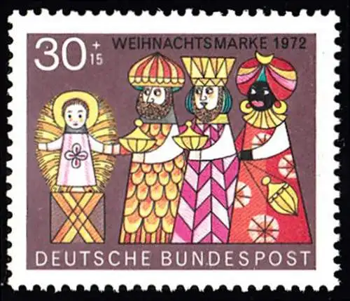 BUND 1972 Michel-Nummer 0749 postfrisch EINZELMARKE