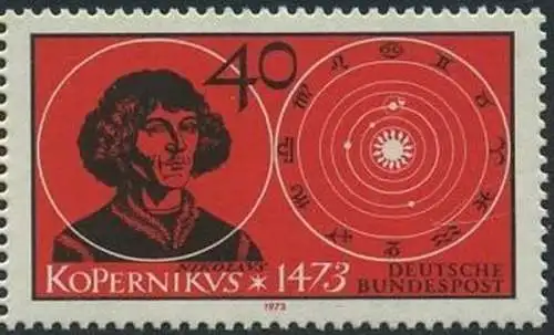 BUND 1973 Michel-Nummer 0758 postfrisch EINZELMARKE