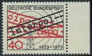 BUND 1973 Michel-Nummer 0759 postfrisch EINZELMARKE RAND rechts