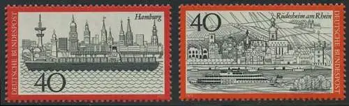 BUND 1973 Michel-Nummer 0761-0762 postfrisch SATZ(2) EINZELMARKEN