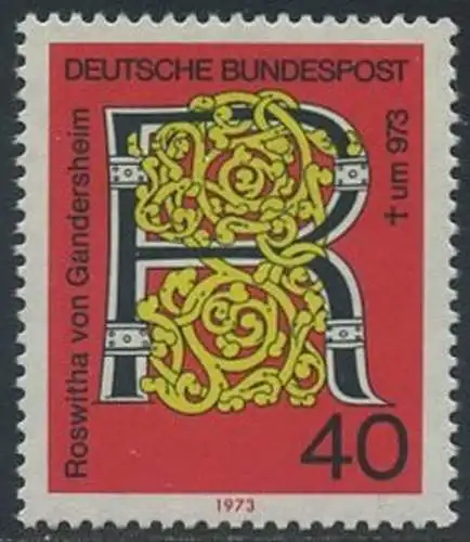 BUND 1973 Michel-Nummer 0770 postfrisch EINZELMARKE