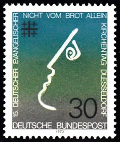 BUND 1973 Michel-Nummer 0772 postfrisch EINZELMARKE