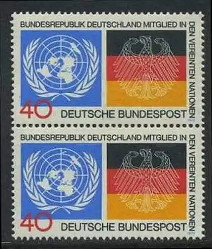 BUND 1973 Michel-Nummer 0781 postfrisch vert.PAAR