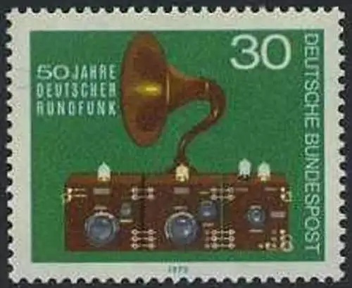 BUND 1973 Michel-Nummer 0786 postfrisch EINZELMARKE