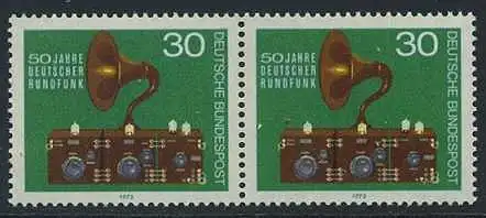BUND 1973 Michel-Nummer 0786 postfrisch horiz.PAAR