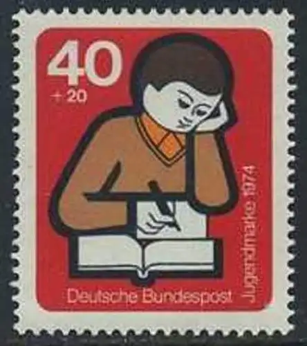 BUND 1974 Michel-Nummer 0802 postfrisch EINZELMARKE