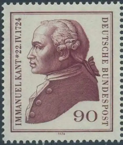 BUND 1974 Michel-Nummer 0806 postfrisch EINZELMARKE