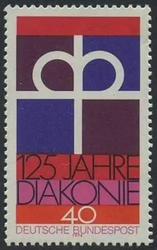 BUND 1974 Michel-Nummer 0810 postfrisch EINZELMARKE