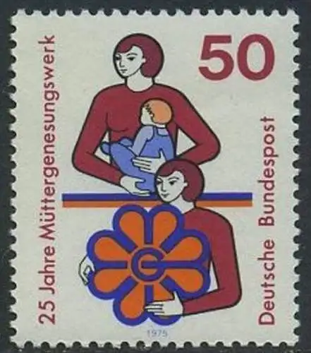 BUND 1975 Michel-Nummer 0831 postfrisch EINZELMARKE