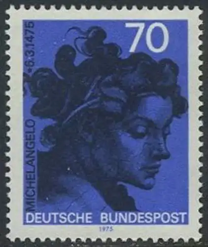 BUND 1975 Michel-Nummer 0833 postfrisch EINZELMARKE