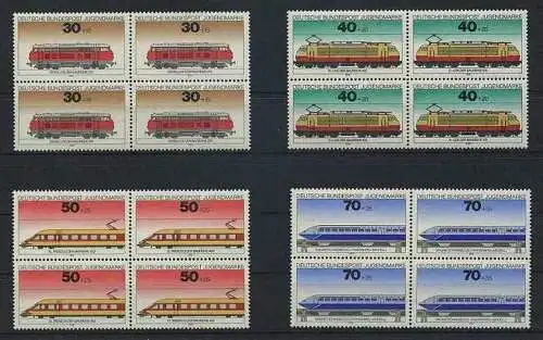 BUND 1975 Michel-Nummer 0836-0839 postfrisch SATZ(4) BLÖCKE