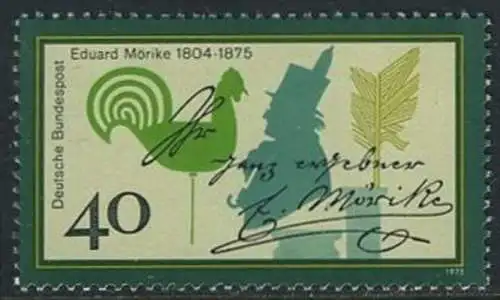 BUND 1975 Michel-Nummer 0842 postfrisch EINZELMARKE