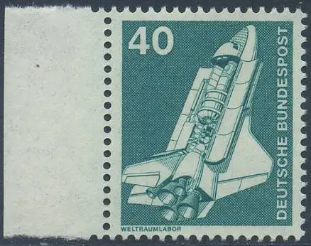 BUND 1975 Michel-Nummer 0850 postfrisch EINZELMARKE RAND links